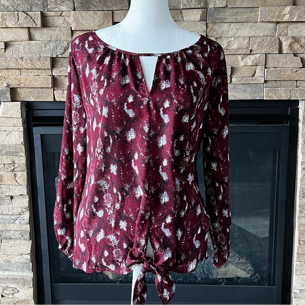 NWT Stitchfix West Kei Lightweighth Long Sleeve Top Size Small Blouse